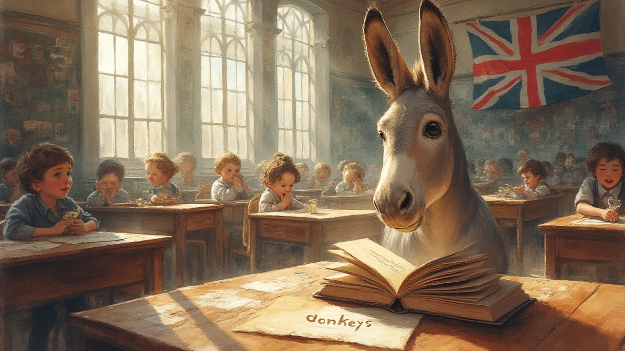What the Donkey Tells Us About English Plurals