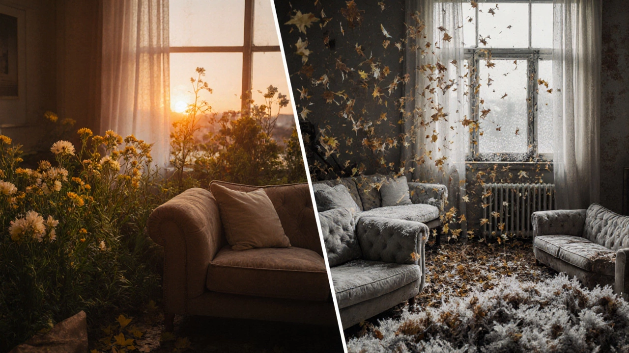 One durable sofa enduring two decades of seasons while cheap sofas pile up in landfill.