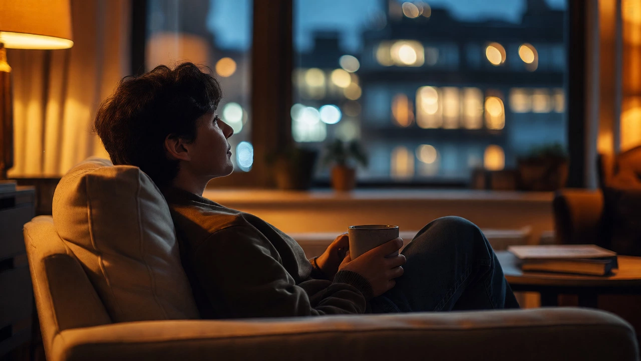 Person relaxing on an armchair thinking about furniture costs